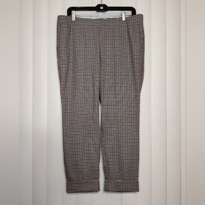 NWT J.Jill Multicolor Houndstooth Pants